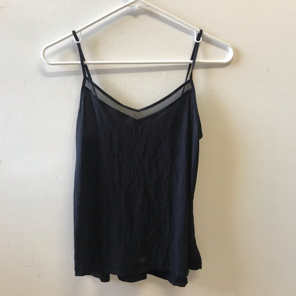 Lululemon black sheer tank top